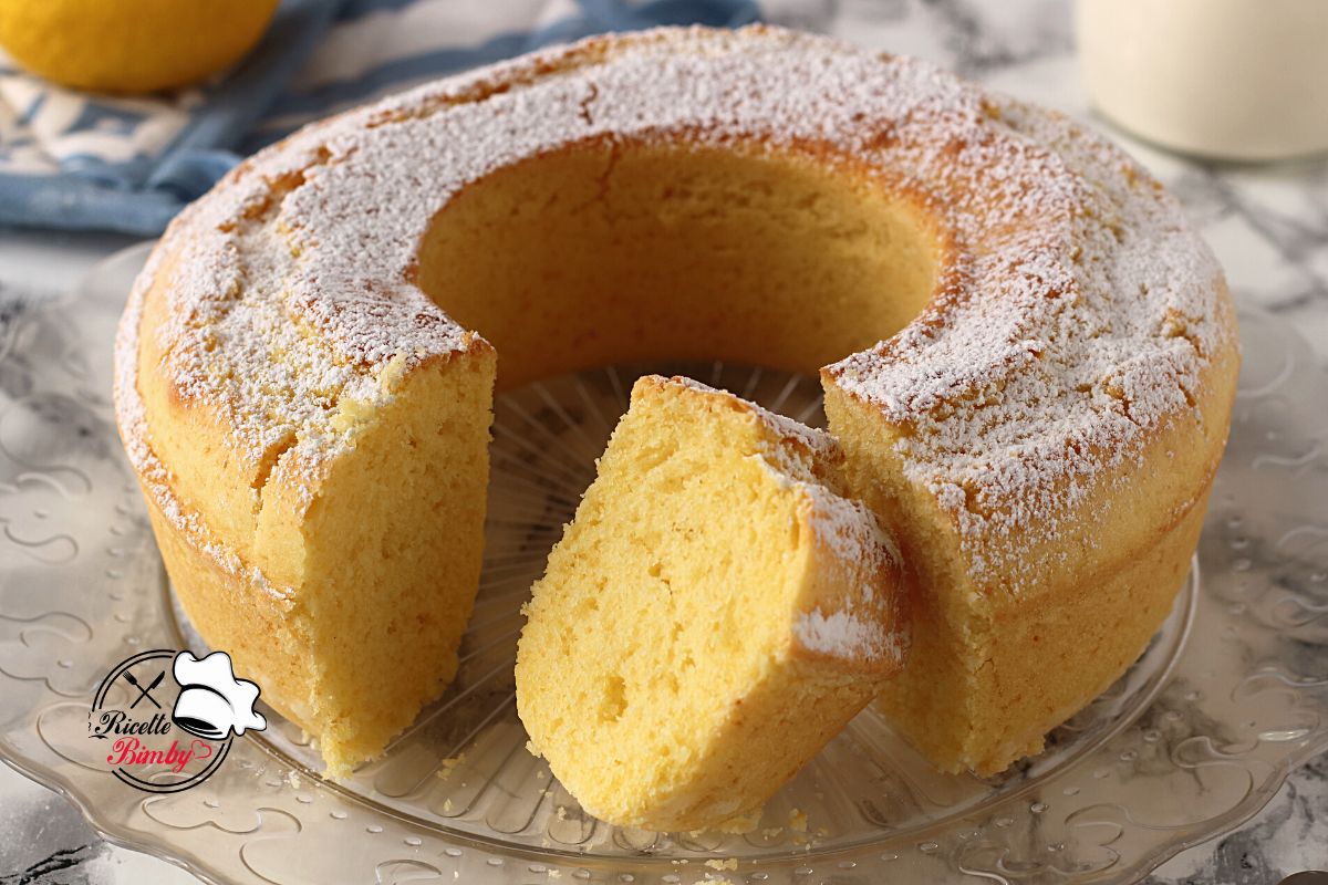 CIAMBELLA SOFFICE ALLA PANNA E LIMONE BIMBY